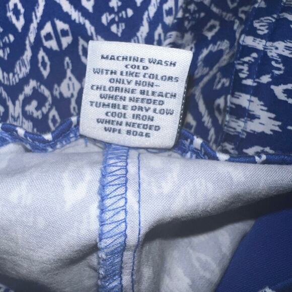 Charter Club Women's 14 Classic Fit, Geometric Pullon Stretch Cottage Core Pant - Picture 5 of 6